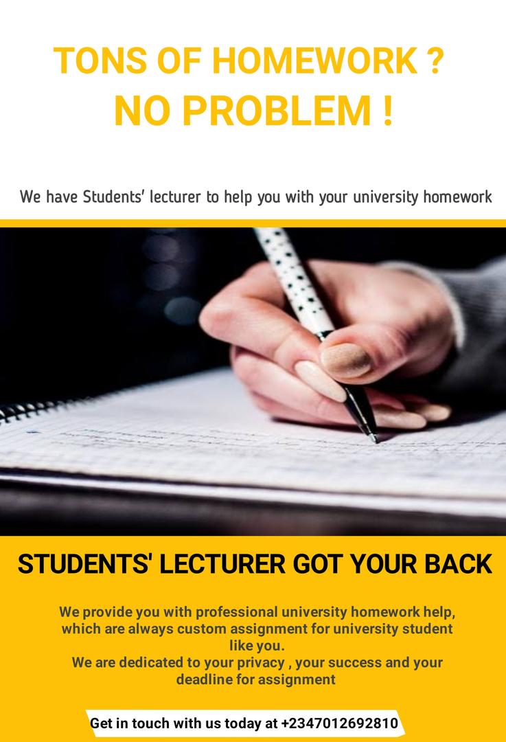 Assignment help - Marketplace Product