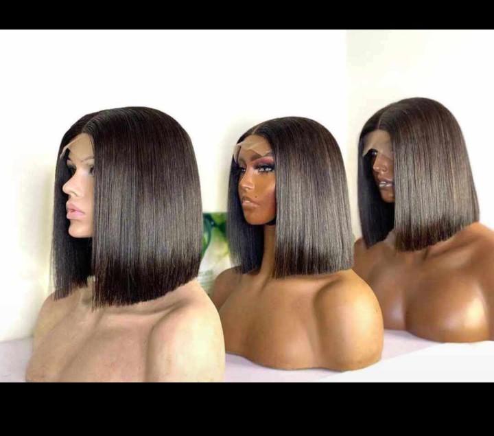 Bone straight and human hair Image 2